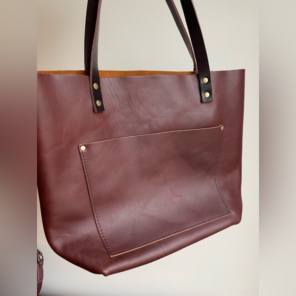 Portland Leather Handbags - Portland Leather Goods Cognac Medium Classic Tote